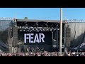 FEAR - I LOVE LIVING IN THE CITY - Pomona Fairplex, NO VALUES 2024