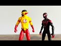 Spider-Man🕷️(Miles Morales) VS. Kid Flash⚡️(Wallace R. West) (Stop-Motion Film)