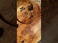 Wood turning before during and after. MAPLE ROOT-BALL BOWL. Letting the wood decide it’s own shape