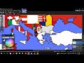 Europe in World War I Flag Map Speed Art