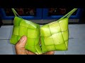 Tutorial cara membuat ketupat •cocok untuk yang sedang belajar