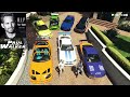 GTA 5 - Stealing Fast And Furious 'Brian O'Connor' Cars with Michael | (GTA V Real Life Cars #44)