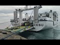 MV LITE FERRY SEVEN DOCKING MANEUVER IN MAINIT,OSLOB PORT/newest vessel ng LITE SHIPPING CORP.