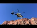 Helicopter 368 Taking Off From Below Horseshoe Mesa, Grand Canyon National Park
