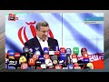 کنفرانس خبری طوفانی احمدی نژاد و درگیری لفظی با مسئول کنفرانس / شوخی عجیب محمود با بانوی خبرنگار