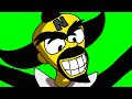 Cortex Laughing on a Green Screen