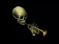 Jazz Skull (Skeleton Trumpet) extended.