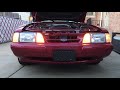 1993 Ford Mustang LX 5.0 Notchback Coupe Notch Stock Foxbody 5 speed **SOLD**