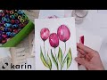 #1 JUST START ! Art Journal for Beginners (5 supplies only) with @karinmarkers