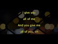 All Of Me - John Legend - Karaoke