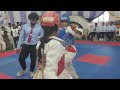 taekwondo fight  round 1