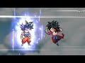 Xeno Goku vs Goku - [Sprite Animation]