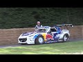 9000rpm Mazda ND Miata feat. 4-Rotor Twin Turbo 26B Engine | PURE SOUND | Best of Goodwood #3