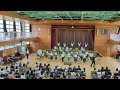 20240616 ジョイフルコンサート　守口市立樟風中学校吹奏楽部ステージ