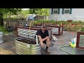 The BEST Self Watering/Wicking Galvanized Metal Raised Garden Bed