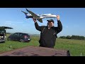 MULTIPLEX LEARJET twin 50mm 12 blades EDF RC jet plane 4S power MAIDEN FLIGHT