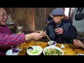 Primitive Chinese Life in the FORGOTTEN village, traditional Bao in stone house