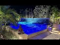 Backyard Tour of this Irvine Masterpiece with Acrylic Wall Swimming Pool