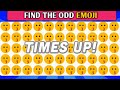 FIND THE ODD ONE OUT | Emoji Quiz | Easy, Medium, Hard, Impossible leval  Unlimited emoji