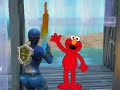 Emliminating Elmo in Fortnite