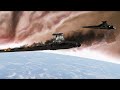 3 Venators vs Invisible Hand & Invincible Dreadnoughts - Star Wars: Empire At War Remake NPC Battle