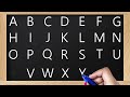 Writing Capital Letters Alphabet For Children | English Alphabets A to Z For Kids