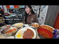 Gimbap heaven that took 3 hours to arrive 🔥 Ramen pork cutlet snack mukbang