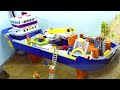 LEGO Ships Break Through Dams - Flood And Tsunami Dam Breach Experiments - Sinking LEGO Ships