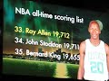 TD Garden Boston Celtics nba basketball game JUMBO-TRON featuring GINO.... A Stewart Smith Film