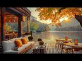 Sweet Jazz Harmony And Refreshing Natural Sounds - Sweet Jazz Music At A Coffee Shop Ambience Sunset