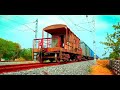 WAG 7 Locomotive Hauls Massive BCNAM Wagons at Dedicated Freight Corridor