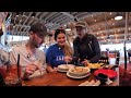 Brits try CLAM CHOWDER & GUMBO for the first time! In the Famous Bubba Gump Restaurant!