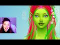Creating MONSTER HIGH DOLLS in The Sims 4 CAS