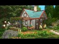 The Cutest Tiny Cottage by a Waterfall | SIMS 4 Stop Motion Build | No CC
