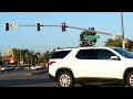 Old Traffic Lights At Another Large Escondido Intersection (Centre City Pkwy & Felicita Ave)