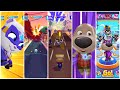 Talking Tom Hero Dash All Super Hero Characters Defeated The Raccoons And Saved The Worlds Gameplay