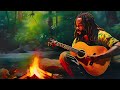 🌲🎼Campfire Harmony: Serene Forest Greenery in Relaxing Reggae Vibes