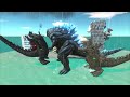 Minus One Godzilla And Dark Itself VS Another Godzilla - Animal Revolt Battle Simulator