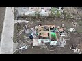 Hurricane Beryl Damage - Cariacou, Grenada - Windward side - Drone