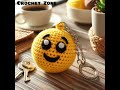 80+Crochet fruit shaped key chain design ideas knitted with wool. Nice crochet craft model. #crochet