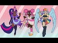 Turning MY LITTLE PONY characters into MAGICAL GIRLS (speedpaint with commentary) (pt. 1)