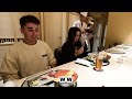 2 Americans from U.S. Air Force, to try tempura and sushi for the first time in Japan!