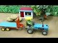 Diy Tractor Making Special watering machine for rice field | DIY mini creation | FARM DIY STOPMOTION