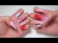 let’s do 3D floral nails at home! (ASMR gel-x nail art using korean nail brands)