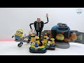 DESPICABLE ME 4 toy collection unboxing ASMR no talking | Minions | Transform Jerry | LEGO 75582