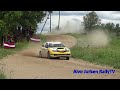 Rally Cesis 2024 EVO after crash, jumps, action