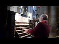 BACH Sei gegrüßet, Jesu gütig BWV 768: Partita 10 - Peter Dyke at the organ of Hereford Cathedral