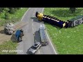 High-Speed Train Crash on Highway & Other Crashes | BeamNG.Drive