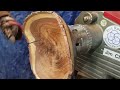 Woodturning - Shoestring acacia crotch bowl 500 Subscriber Giveaway