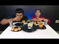 Eating Challenge🔥Pani Puri And Dahipuri | Golgappa | Samosa | स्पाइसी मोमोज चैलेंज | Food Challenge